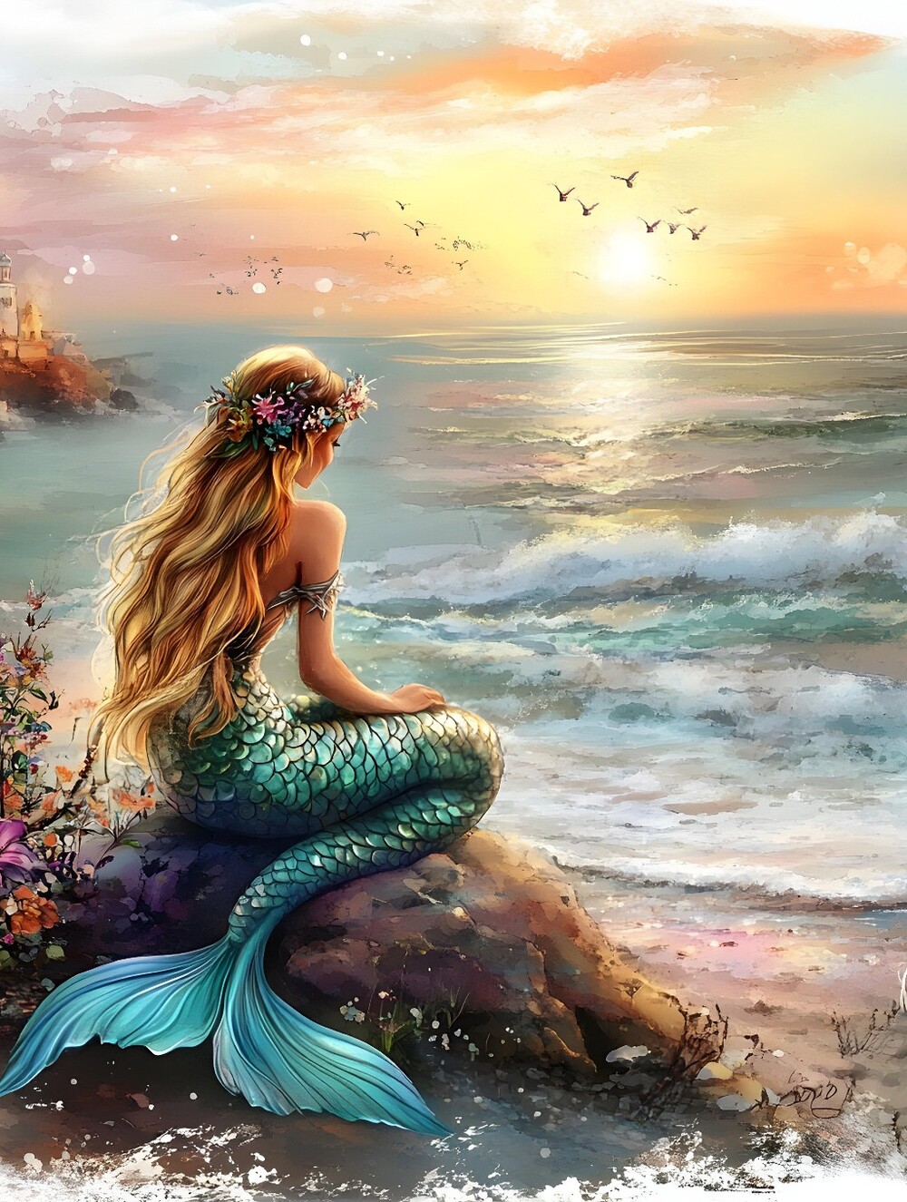 10pc=beautiful Mermaide Prints Special - Picture 4 of 10